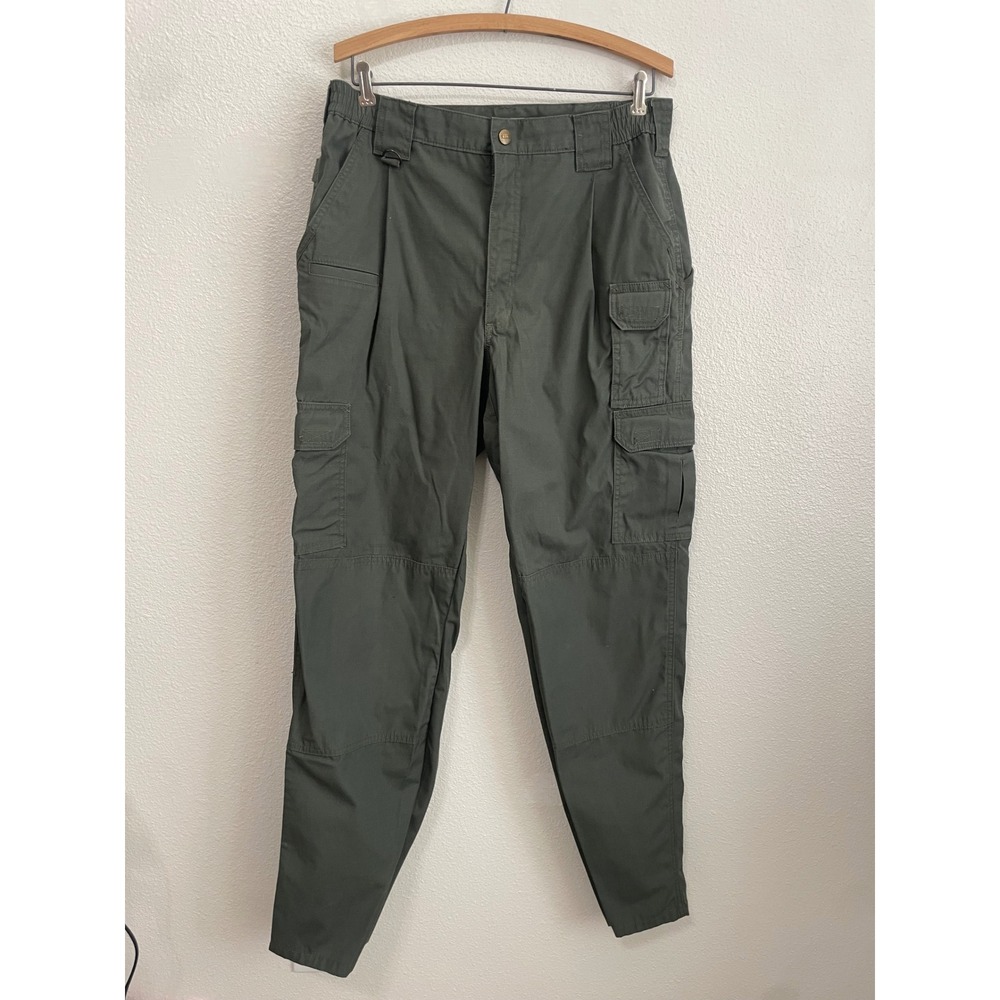 5.11 Tactical Cargo Pants Mens 34x34 Green Excellent Ripstop Multi-Pocket Pant